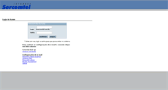 Desktop Screenshot of cadastro.sercomtel.com.br