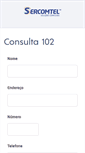 Mobile Screenshot of 102.sercomtel.com.br